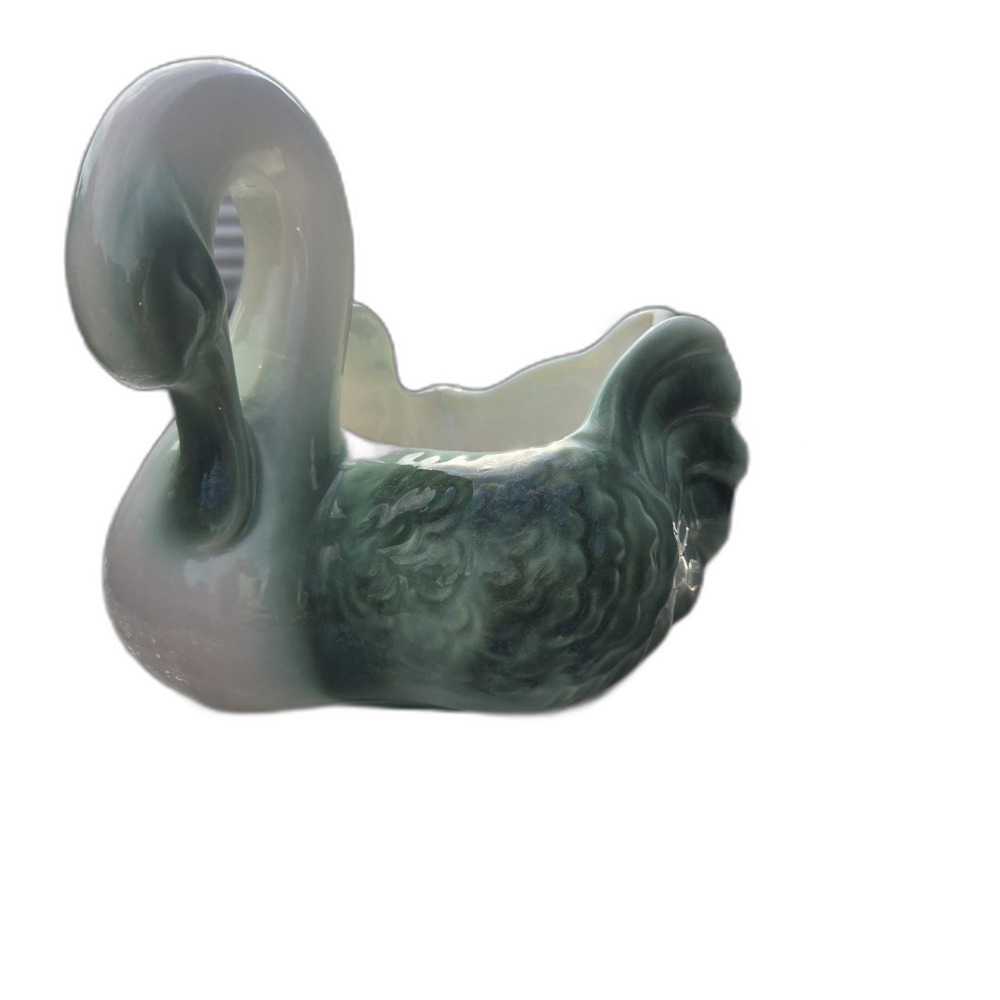 Coronet Hull Vintage Swan Planter Large